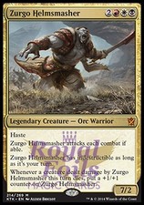 Zurgo Helmsmasher 1x FOIL KTK MTG Khans of Tarkir Mythic MINT red white