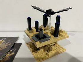 Lego Minecraft 21107 The End Micro World 2014 100% Complete w/ Instructions