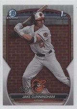 2023 Bowman Draft Chrome Refractor Jake Cunningham #BDC-198 6u5