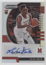 2020-21 Panini Prizm Draft Picks Prospect Silver Jalen Smith #PA-JS Auto 0nj5