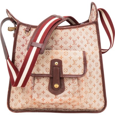 Louis Vuitton Monogram Mini Lin Besace Mary Kate Crossbody Bag Tasche