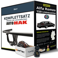Anhängerkupplung starr für ALFA ROMEO 159 Limousine +E-Satz AHK