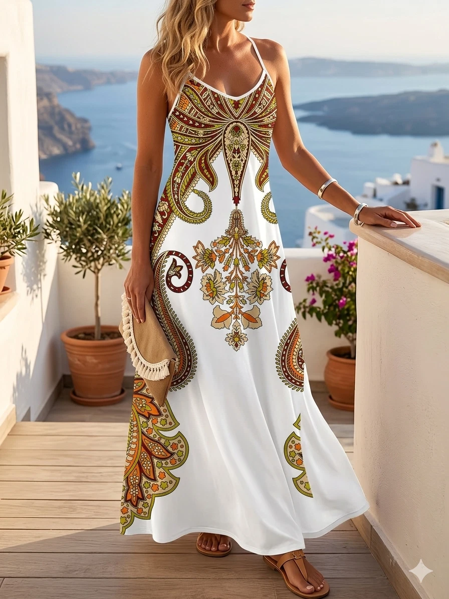 Women Casual Sleeveless Maxi Dress Loose Flowy House Dress Beach Sleepwear
Opens in a new window or 