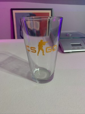 CS GO Counter Strike Pint Glass Limited Edition Orange Collectible NEW