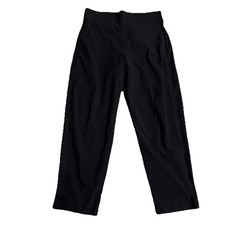 Kirkland Signature Womens 4-Way Stretch Ankle Pants Black Size-Medium.