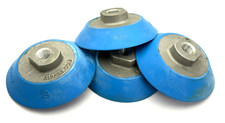 Lot of 4x Anver VC45 Vacuum Cup, 4.5"(114mm)Dia. 3/8"NPT (Nitrile)