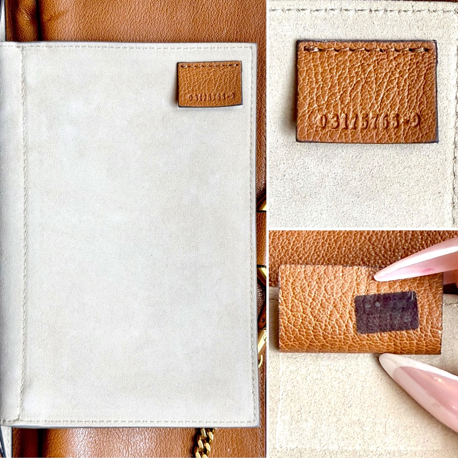 Chloe Multicolor Patchwork Suede & Caramel Leathe… - image 11