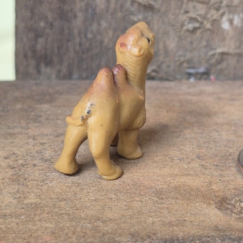 Schleich Classics Mini 2 gobbe cammello cammello gomma morbida vintage Germania alto 1" - Foto 4 di 14