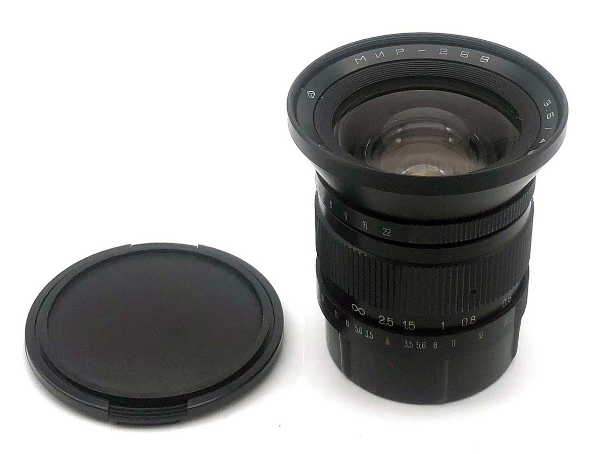 【C7157】MNP-26B 45mm F3.5 ロシアレンズ 45mm F/3.5 MIR 26B Lens for Kiev Medium Format Cameras (Pre Owned