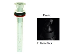 Santec 9002G3 Grid Lavatory Bathroom Sink Drain In Matte Black, New!