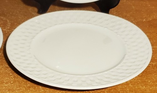 Oneida Majesticware BASKETWEAVE Salad plate set of 4, 7 1/2", WICKER Very good - Picture 7 of 10