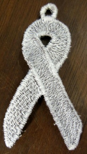 Awareness Ribbons Embroidery Charms Lapel Crafts Honor Represent Memory Badge - Picture 57 of 60