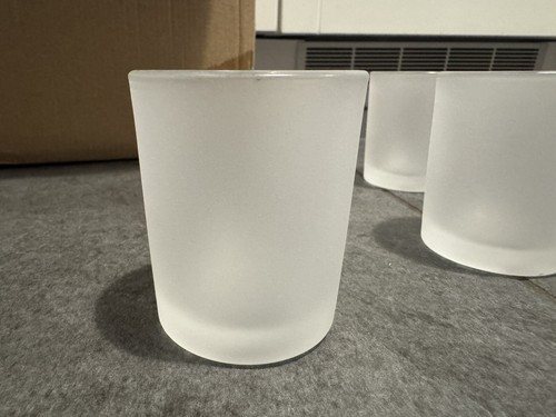 Meredith 9cl Frosted Empty Candle Glass Jars - Box Of 96 Pieces - Crafts Etc - Picture 4 of 6