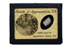 Civil War Bullet from The Battle of Appomattox, Virginia with Display Case & COA