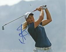 LPGA Suzann Pettersen  Autographed Signed 8x10 Photo COA A
