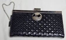 Jack Skellington Patent leather wallet   Disney parks chain wristlet