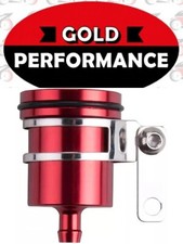 Réservoir bac liquide huile frein arrière rouge universel moto, support