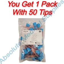 *50-Pack* Danville Zest Dental Turbo Temp Mixing Tips 90163