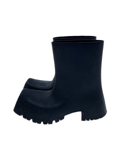 靴 balenciaga trooper 42 jp27.5 28 Balenciaga Trooper Rubber Boot Black Men's - 680660W0FO81000