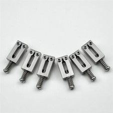 6 String Steel Stainless Tremolo Bridge Saddles For Fender Strat Tele 10.8MM