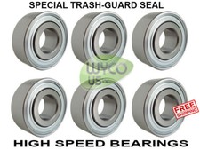 6 SPINDLE BEARINGS, SNAPPER-KEES 1-0696,1-3313, 2108202SM, 7013313SM, Z206