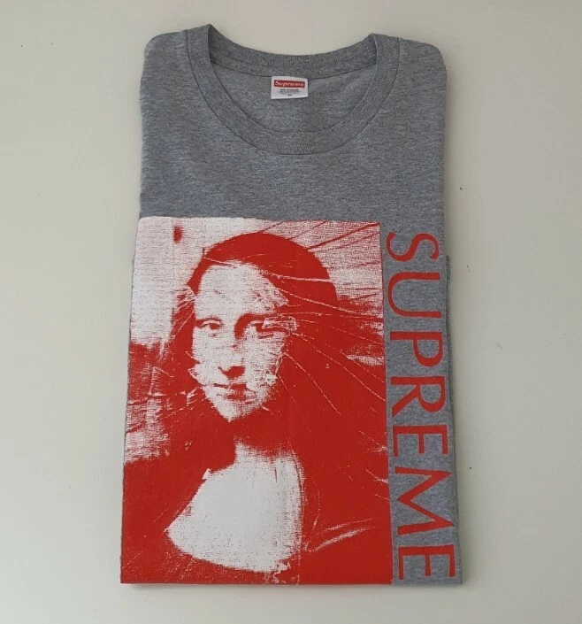 SS18 Supreme Mona Lisa T Shirt M Heather Gris T Shirt