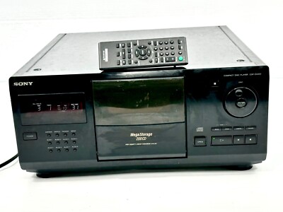 Sony CDP-CX200 Mega Storage 200 Disc CD Changer Player TESTED With