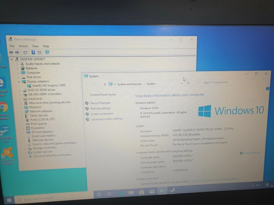 Fast DELL Laptop E6420 Windows 10 Intel Core i5, 4GB Ram 128GB SSD Office READY - Image 4 of 4