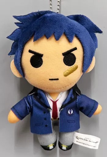 Tokimeki Memorial Girl's Side 1st Love Kazuma Suzuka Mini Plush w/ Ballchain