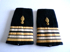 ORIGINAL  MILITAIRE FOURREAUX EPAULE LIEUTENANT COLONEL INFANTERIE TBE