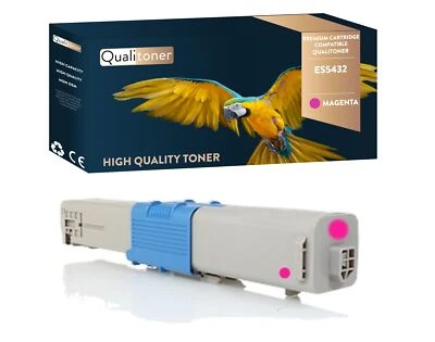 Toner OKI ES5432 -46490622 Compatible Magenta x 1 QUALITONER - Photo 1/4