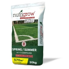 Nutrigrow Quality Spring & Summer Lawn Pro Fertiliser 9-7-7 20kg Covers 570m²