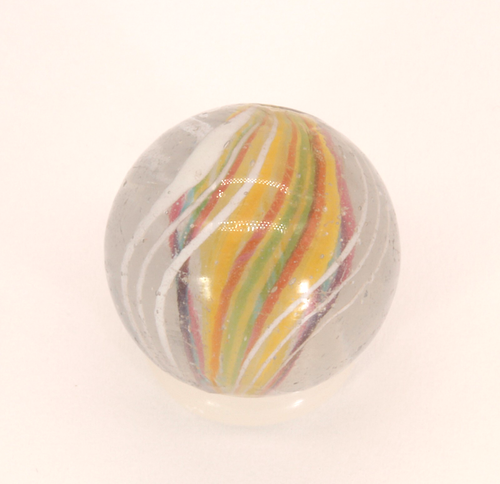 Antique German Handmade Caged Swirl Marble 5/8" - Picture 3 of 8