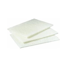 3m Scotch-Brite, 6" x 9", White Light Duty Cleaning Pad Pack of 20 Pads