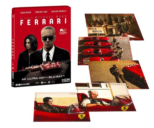 Michael Mann's Ferrari w. Steelbook (4K UHD + Blu-ray, Import, Region Free) NEW - Picture 6 of 6