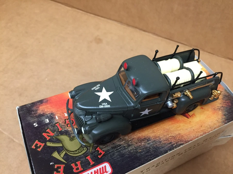 MATCHBOX MODELS OF YESTERYEAR #YYM35189 1941 CHEVY ARMY FIRE TRUCK 1:50 MIB - Image 3 of 4