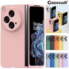 For OnePlus Open Case Ultra Slim Matte Hard Phone Cover + Screen Protector