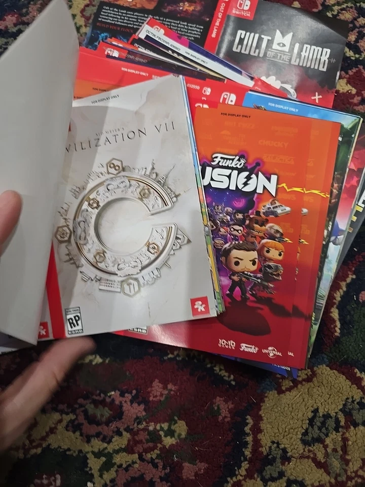 Lot Of 200+ Nintendo Switch “For Display Only” Case Artworks Mario and More - Image 2 of 4