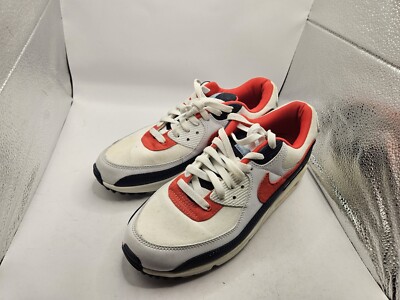 Nike Air Max 90 Denim White Red Blue DJ5170-100 Mens Size 9.5 Nike Air Max 90 Denim White Red Blue DJ5170-100 Mens Size  main image 2