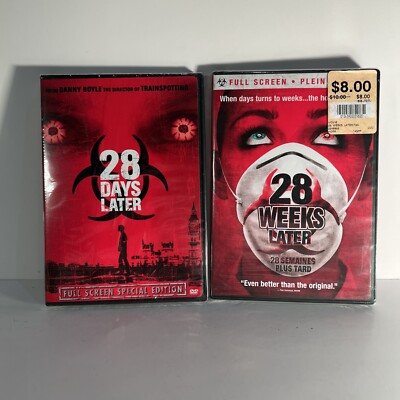 28 Days Later And 28 Weeks Later (Full Screen Edition) BRAND NEW Factory Sealed