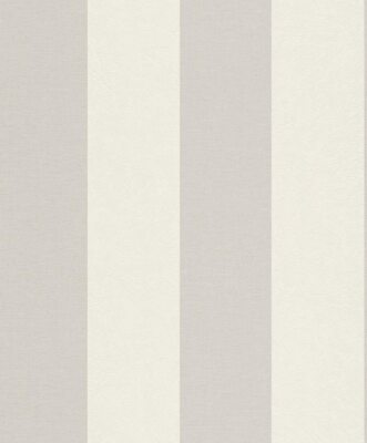 Rasch Tapete Vlies Belleville 441918 Blockstreifen creme taupe textile Struktur