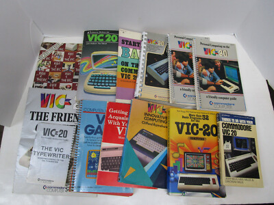 COMMODORE VIC-20 RELATED BOOKS GUIDES MANUALS BOOKLETS U-PICK UPDATED SEPT