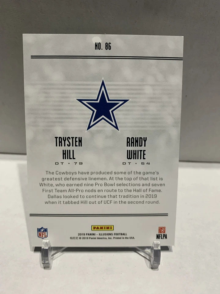 2021 Panini Illusions Trophy Collection Conference Trysten Hill 2/5 - Image 2 of 2