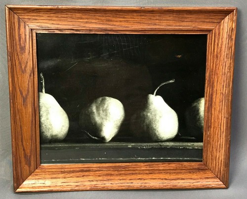 c.1960s - PEARS - Gelatin Silver B&W 8x10 Photogaph - Still Life - Framed - Picture 1 of 6