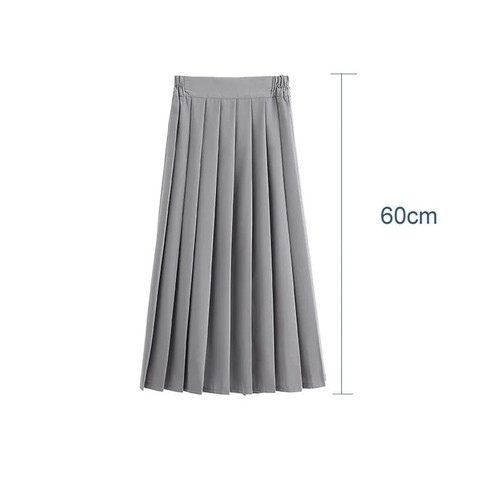 School Girls Student Uniform Pleated Skirts Elastic Waist Cosplay Cosutme - Picture 5 of 26