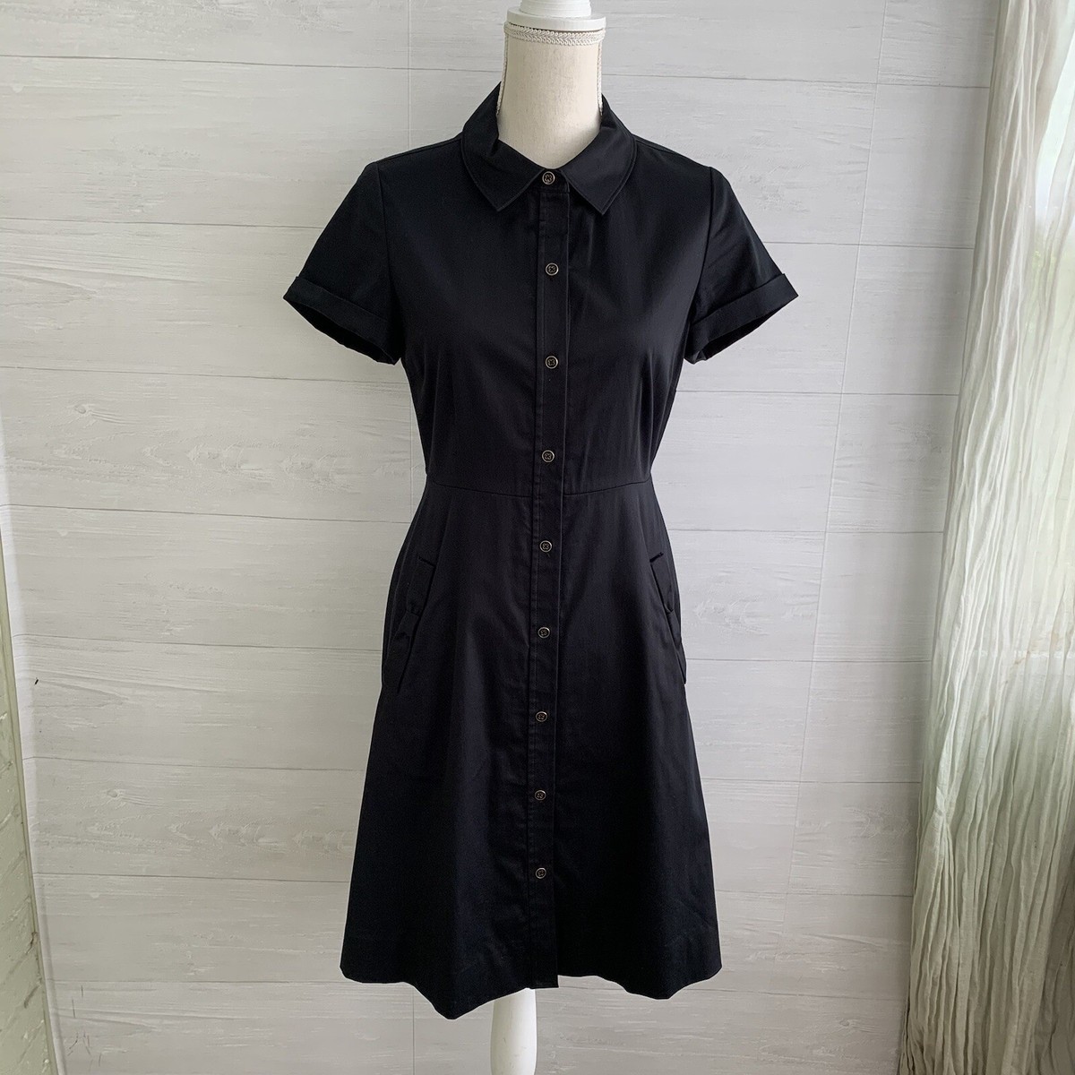 kate spade black shirt dress Black Shirt Dress