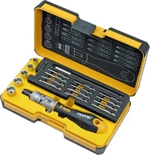 Felo Ergonic K 20pc Ratcheting Screwdriver Bit & Socket Set 180 Degree Flex Head