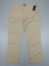 True Religion Jeans Baggy Cargo Pants Travertine Pockets 108335 Relaxed