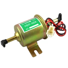 JDMSPEED Gas Diesel fuel pump Inline Low Pressure 3-5 PSI electric fuel pump 12V