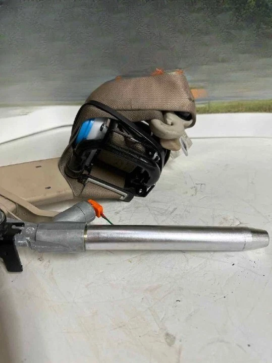 14-18 Nissan Rogue Front Right Passenger Tan Seat Belt Retractor Assembly OEM Foto 3 de 4